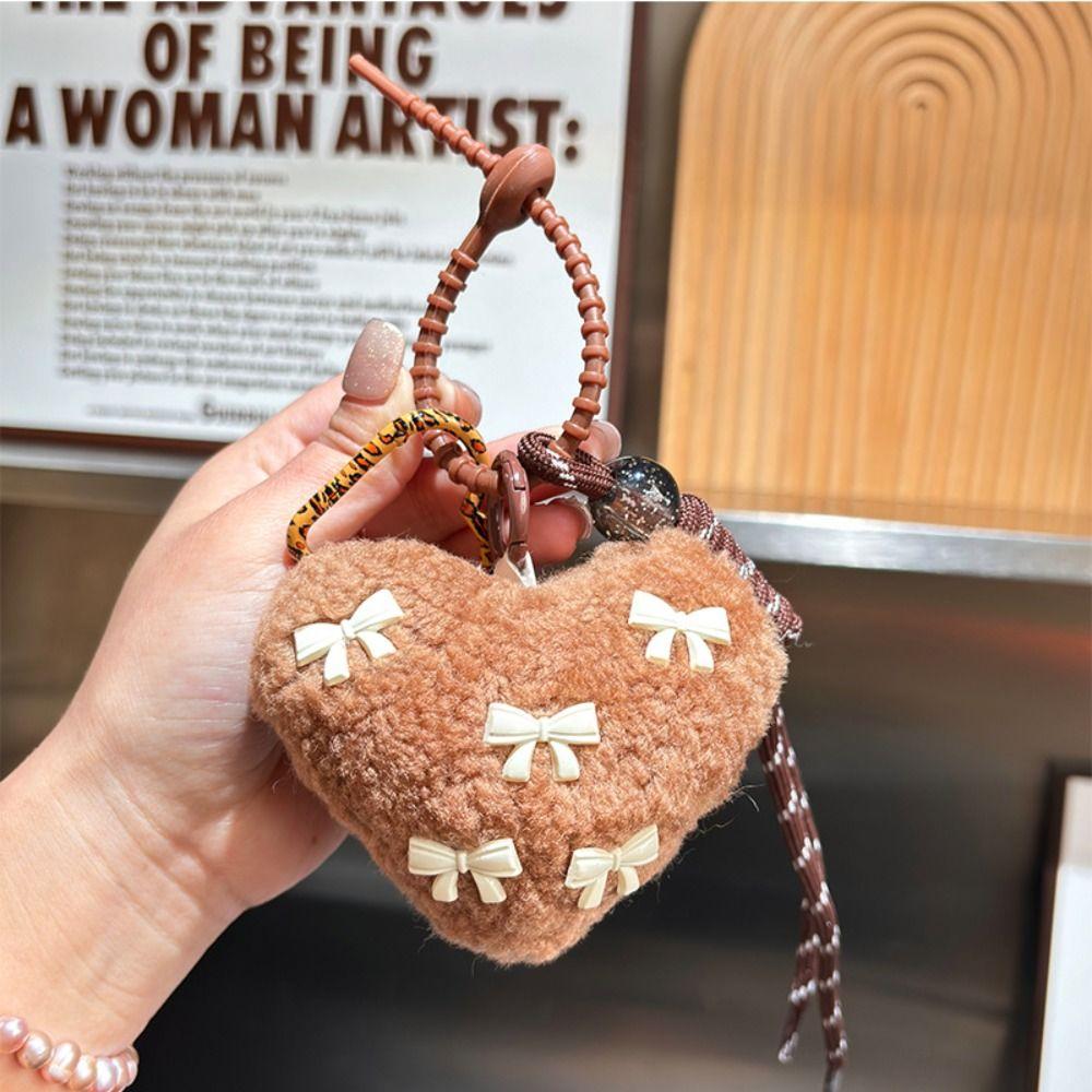 Fashion Braided Rope Chain Heart Shaped Handmade Pendant  Key Jewelry Accessoriy