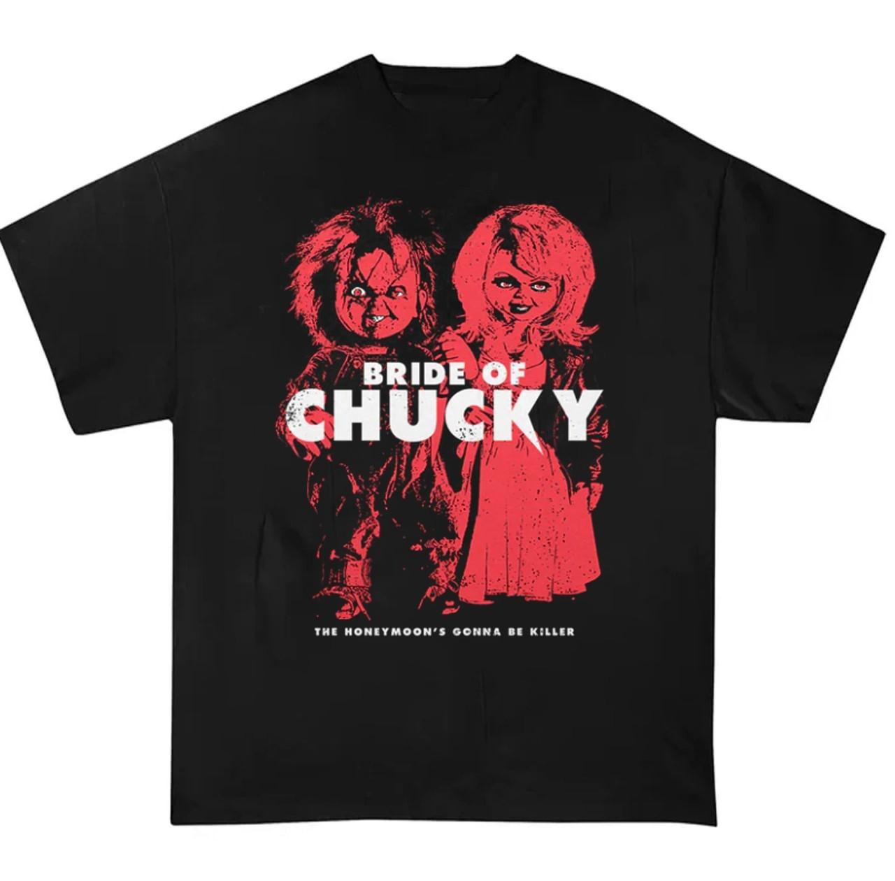 Bride Of Chuc.ky Horror Character T-Shir Unisex Graphic Halloween Gift S-5XL XXXL