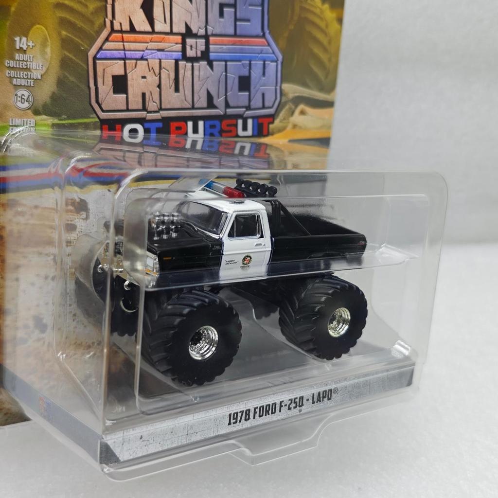 GreenLight 1:64 1978 F-250 - LAPD Alloy Mini Car Model Decoration Ornament Toy Gift