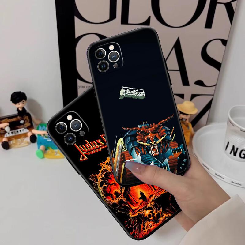 J-Judas P-Priest Shell Phone Case for Samsung Galaxy Note 10 20 S23 S24 S25 Ultra FE Plus Edge Lite A02S A35 A07 A17