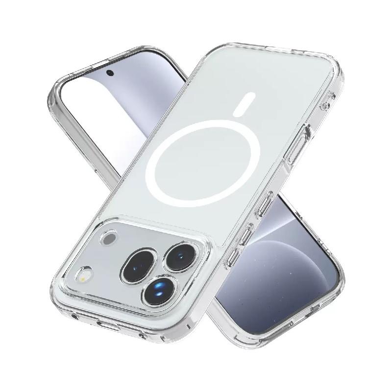 For Honor 600 Pro Case For MagSafe Magnetic Matte Transparent Back Cover Acrylic Protect Phone Shell Shockproof Bumper