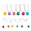 Irregular Flower Pendant Necklace Clavicle Chain Choker for Women Girl Jewelry