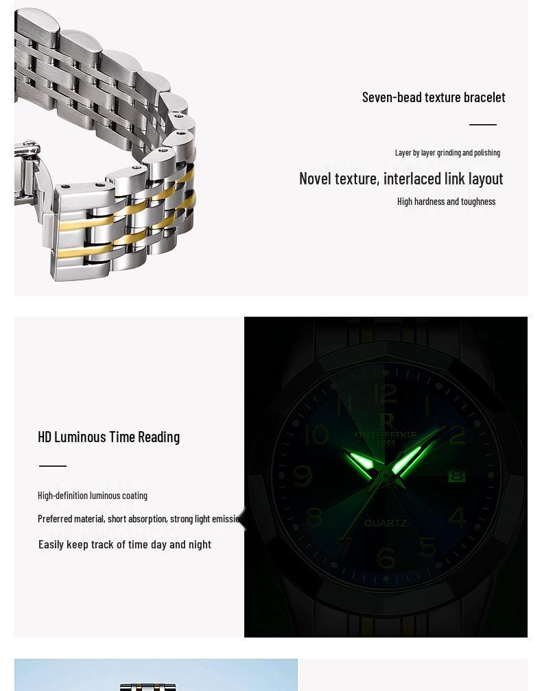 Elegant Women's Waterproof Quartz Watch with Digital Dial