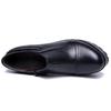 Kleine Größe 32-43 Tiefmaul-Plateaupumps Damen Herbst Winter Warm 2025 Blockabsatzschuhe mit Fell Weiches Leder Büro Mutter