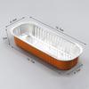 10pcs 200ml Aluminum Foil Loaf Pans With Lids Rectangle Non-Stick Baking Tins Bread Packing Container Disposable Bakeware Molds