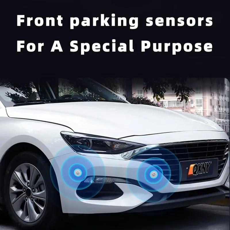 Professional Front Parking Sensor Kit Auto Car Prefix Parktronic Vehicle Assistant System Buzzer Alarm Volume Not Backup Radar