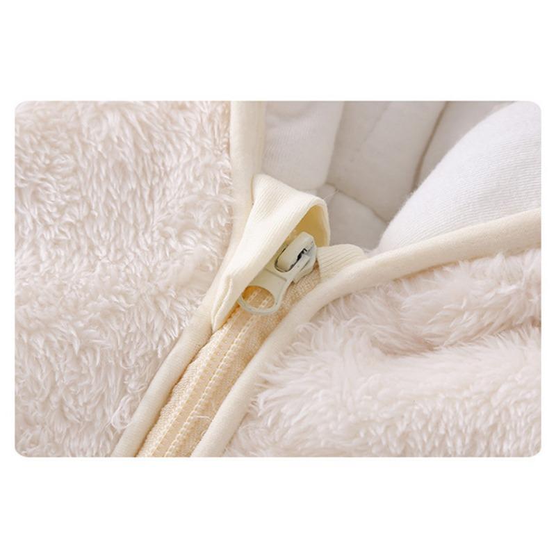 Jachetă de flanel pentru bebeluși toamnă și iarnă, haine de bumbac, haine pentru bebeluși, ținute cu glugă pentru exterior, haine pentru târât