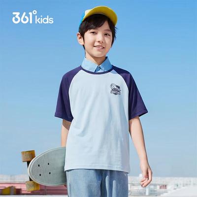 361° Boys' Quick-Dry Short-Sleeve Polo Shirt K52529203