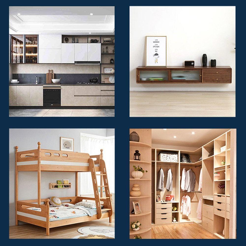 4Pcs L Shaped Cabinet Corner Code Metal Two in One Insert Modern Fixing Buckle  Hardware Accessories