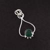 Green Onyx Gemstone 925 Sterling Silver Ethnic Sisters Gift Engagement Pendant PP-40-11