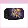 Kobe Basketball Star Pattern Double Layer Flip Cover Stationery Storage Bag For Students And Collectors
