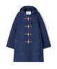 Montgomery Classic Fit Duffle Coat With Wooden - Royal Blue