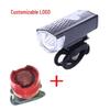 USB Rechargeable Bicycle Headlight Night Riding Set - Outdoor Cycling Equipment