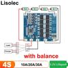 Lifepo4 4S 12V 10A 20A 30A Balance BMS Board 18650 Battery Charge/Discharge/ Short Circuit/Overcharge Protection for Tools