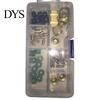 Refrigerant Charging Hose Caps Cores 1/4 3/8 Inch Seal Gaskets Repair Tool Kit