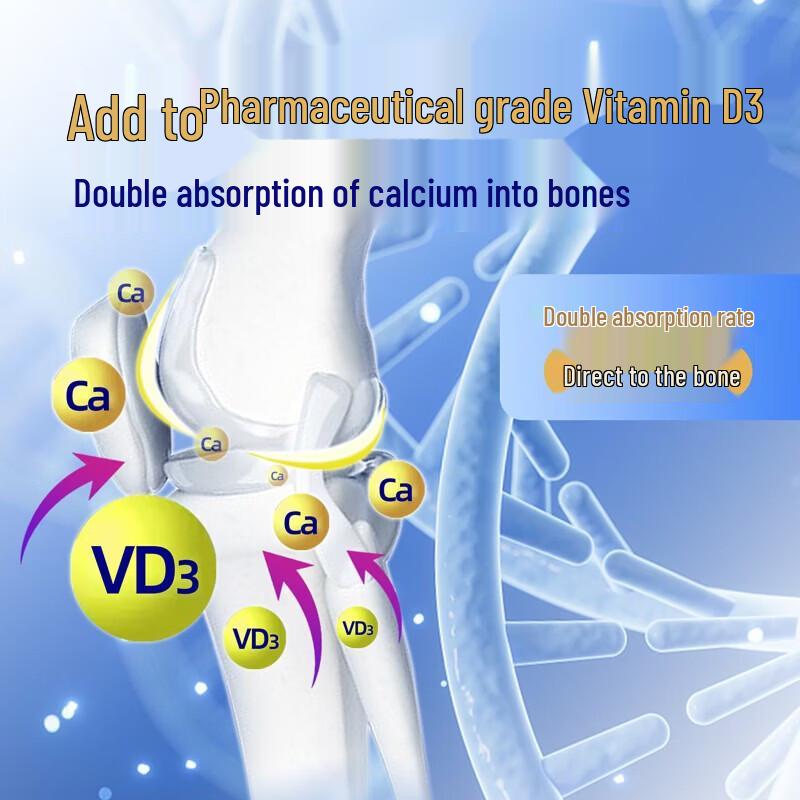 Bone Density Support Tablets with Vit D, Calcium & Glucosamine