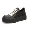 Big head shoes casual board shoes men and women couple derby shoes platform heightening leather shoes men's commuter board shoes 14326-J