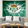 Real Betis Crest Lightning Tapestry, Unique Design Tapestry, Suitable for Bedroom,Livingroom, Playroom,Heartwarming Fan Holiday Gifts