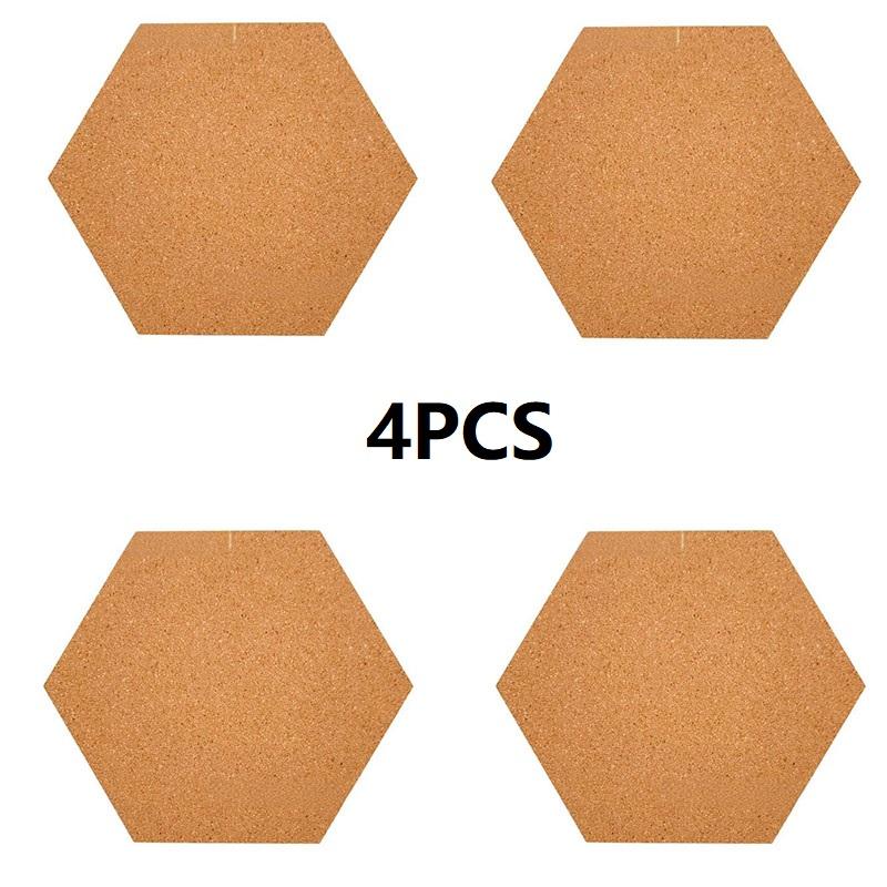 1/2/4/6 Stück Pinnwand Abnehmbare Pinnwand für Wände Kleine Platte Korkplatte Wandtisch