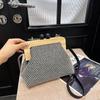 Fashionable and Trendy Straw-woven Small Square Bag Stylish and Versatile Personalized Single-shoulder Crossbody Bag