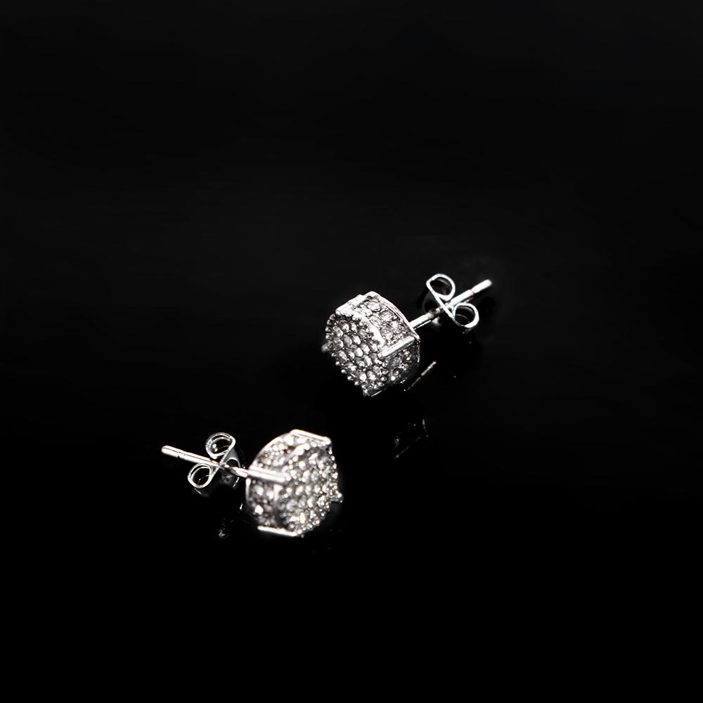 Zinc Zinc Alloy Hip Hop Fashion Jewelry Ear Studs Men Earrings Korean Style Earrings Women Stud Earrings