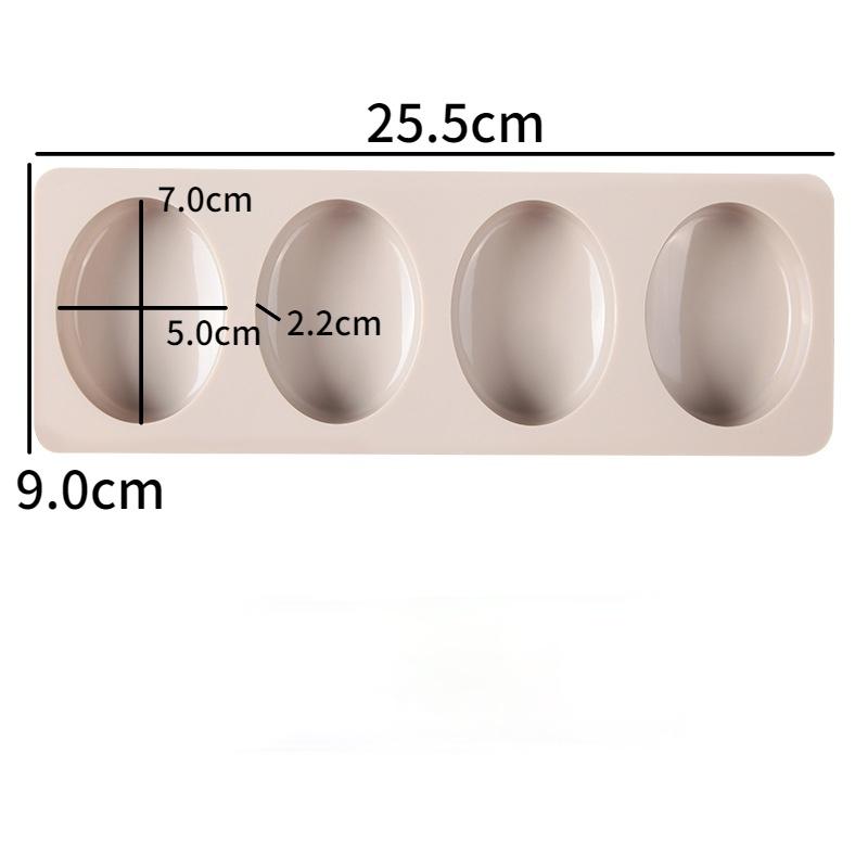 1PC 3D čtvercová kulatá oválná silikonová forma na mýdlo DIY mýdlo Výrobní potřeby Ručně vyráběný čokoládový dort Dekorace Forma na pečení Domácí dárek