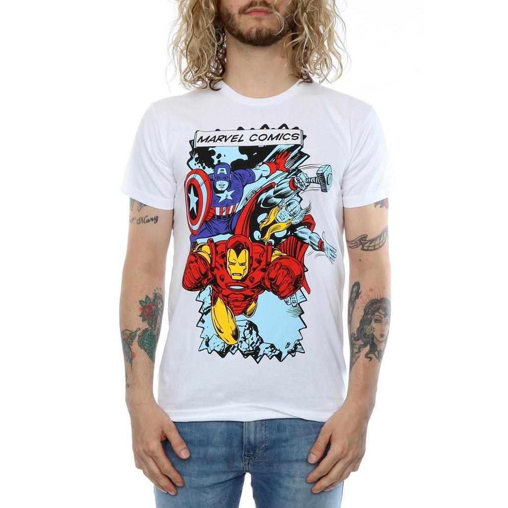 Marvel Mens Comic Characters T-Shirt