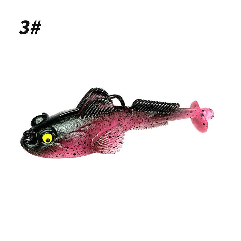 10g Sleeper Goby Soft Fishing Lure Flexible Silicone Jig Wobbler Bait for Professional Angler Saltwater Bass Fishing