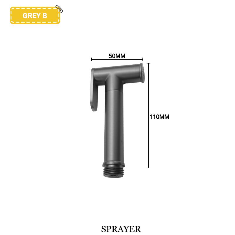 Toilet Mate Bathroom Bidet Shower Head Wall Mounted Black Copper Angle Valve Handheld Spray Gun Faucet Bathroom Accessories