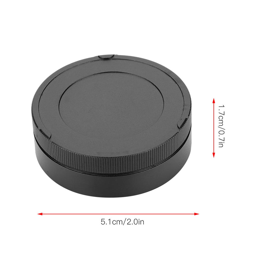 Professional Metal Rear Lens   for   M Mount Camera Lenses Photography Accessory Black