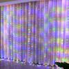 LED Fairy String Christmas Lights 8 Mode Remote USB Festoon Holiday Decor For Home  Year Lamp