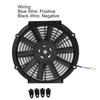 10in Slim Electric Cooling Fan Radiator 24V 80W 2100RPM 10 Straight Blades Universal for Car Electric Cooling Fan