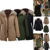 Women's Cotton Padded Winter Down Coat Jacket Thicken And Warm Long Parka For Cold Weather