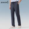 Judger Herren Faltenresistente Kordelzug Business Casual Hose