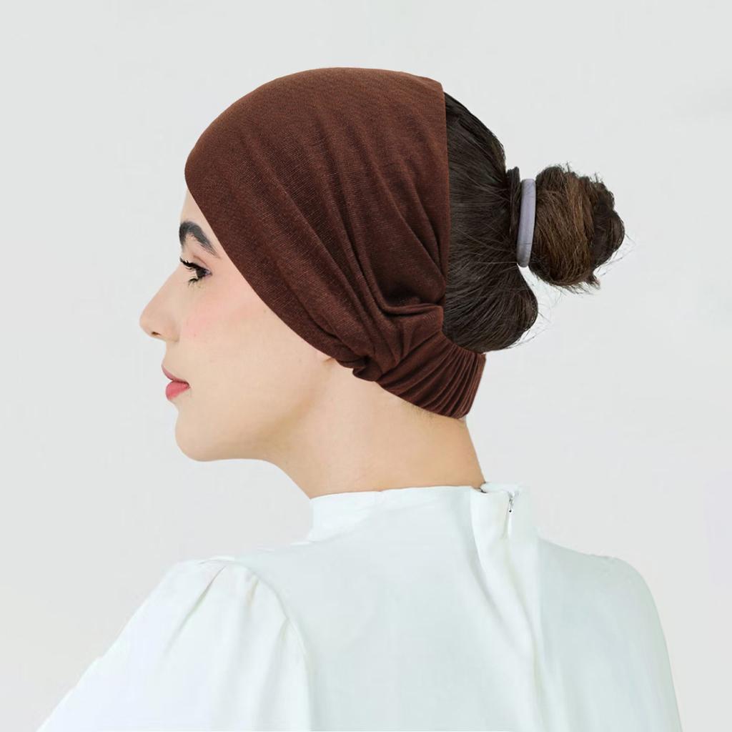 Elastisches Kopftuch Haarband für Damen Einfaches Vielseitiges Halbkopftuch Pendeln Sport Mehrzweck Haarband