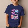 I Was 6 Now Im 7 Birthday Tshirt Girls Boys Casual Short Sleeve TShirt Candy Ice Cream Girls Tee Kids Number 6 7 Cotton Tees