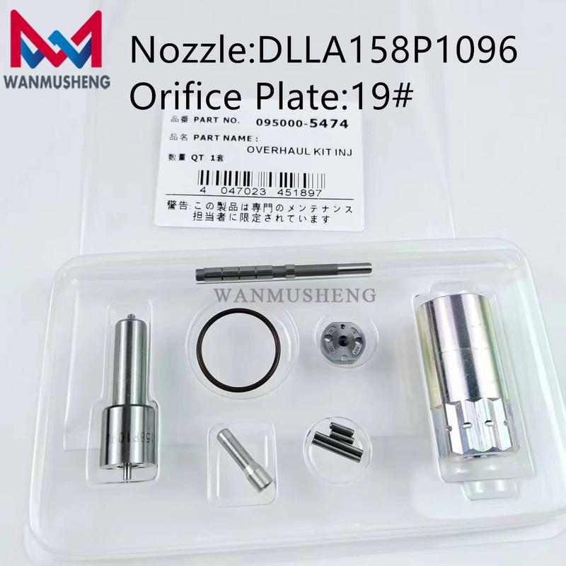 

Brand New Overhaul Kit Denzo 095000-5474 (Nozzle:DLLA158P1096 Orifice Plate 19# ) Repair Kit For FueI Injector ISVZU 4HK1/6HK1