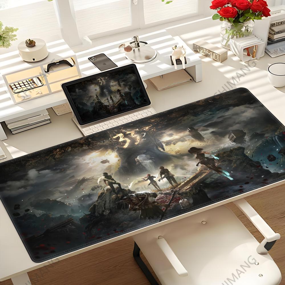 Hot Game Clair Obscur Expedition 33 Gamer Nonslip Mouse Pad Keyboard Rubber Mouse Pad Gaming Offices Accessories Pc Desk Mat