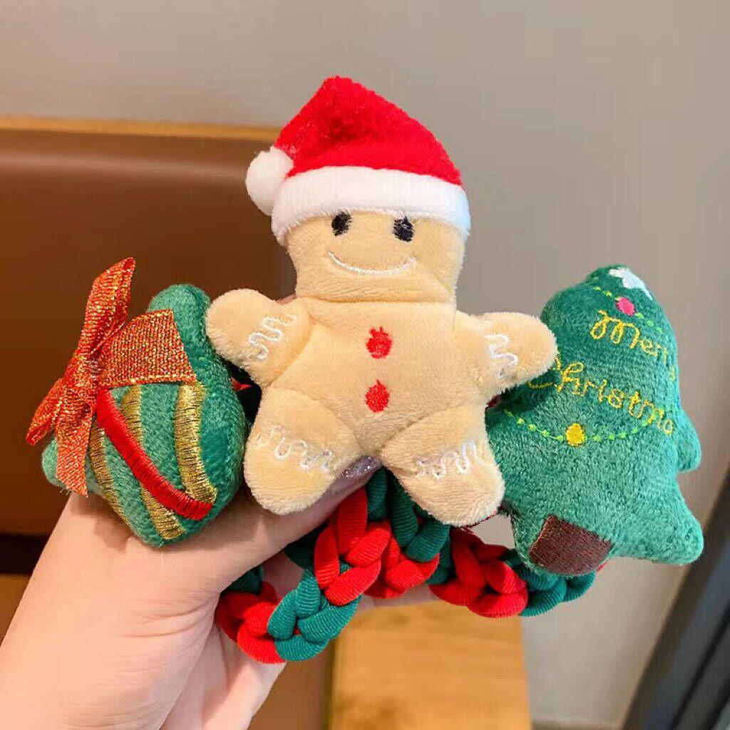 Santa Claus Christmas Scrunchies - Cute Cartoon Hair Ties & Accessories for Girls and Women