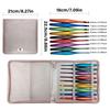 9 Pcs 3.5mm-8.0mm Crochet Needle Set Ergonomical Crochet Hook with Case Knitting Needle Crochet Supplies for Craft