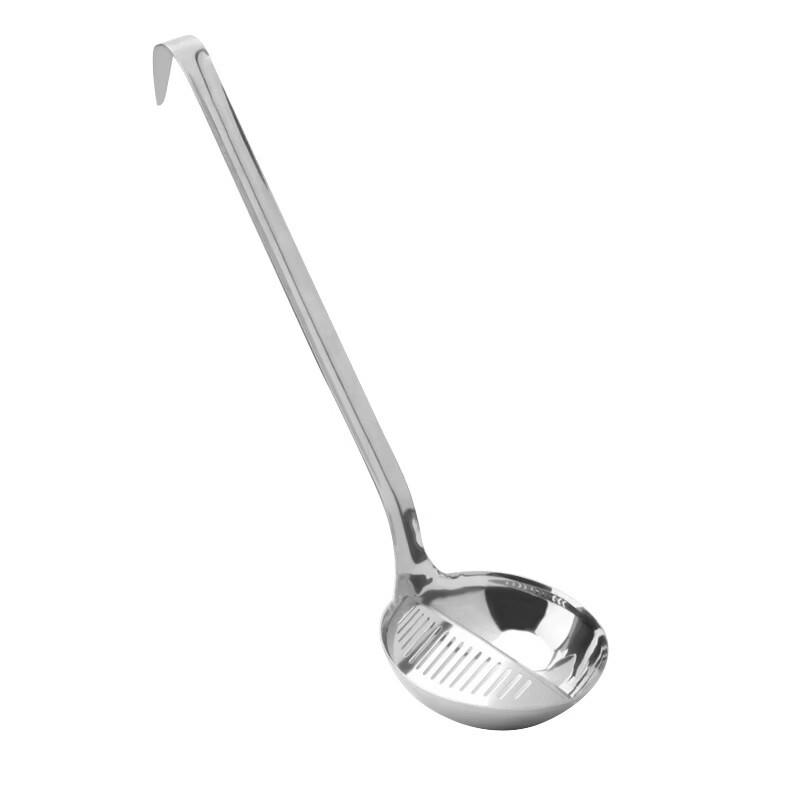 304 Stainless Steel 2-in-1 Soup Ladle & Skimmer Set (2-Pack)