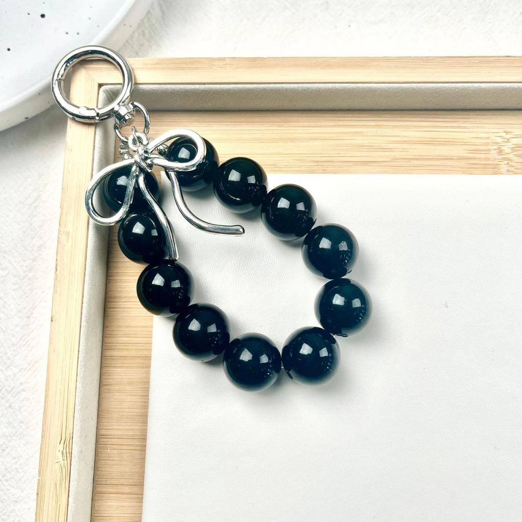 Kreativní náramek lásky a perlový přívěsek na klíče