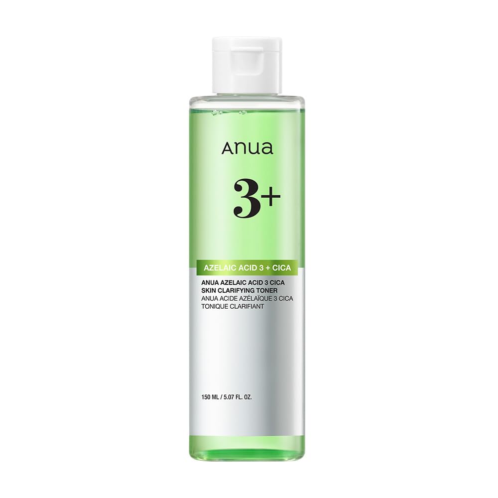 ANUA Azelaic Acid 3 CICA Skin Clear Toner a Toner That Balances Oil and Reduces and Clears For and Oily 150ml, Moisture, Sebum, Exfoliates, Pores.