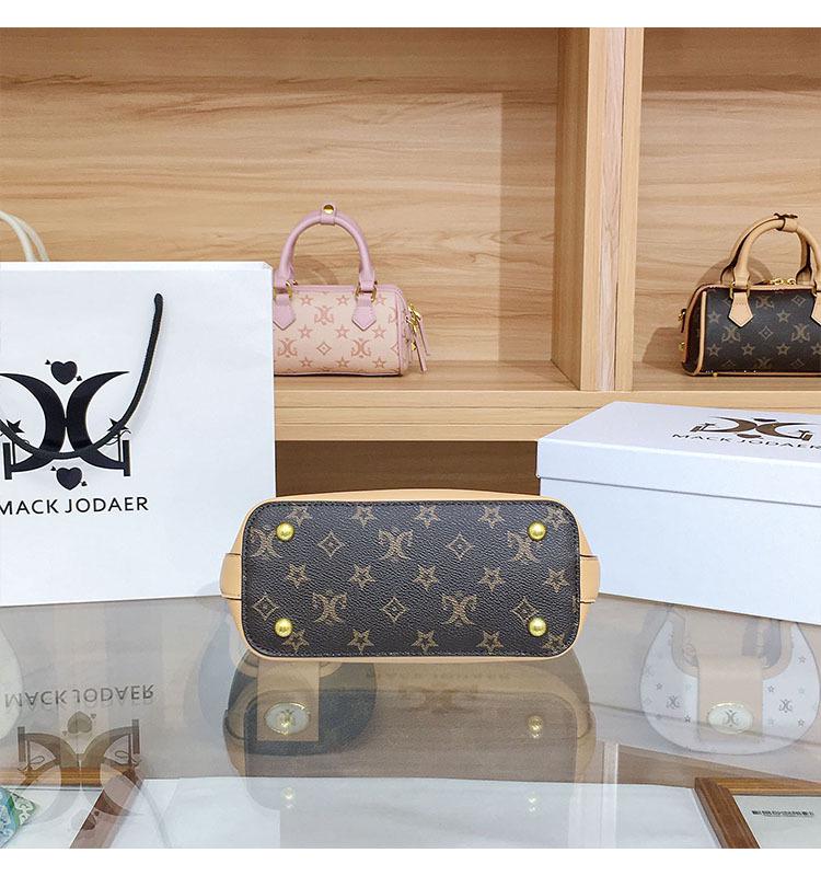 Crossbody Shell Monogram Vintage High-End: Geantă de mână chic colorblock pentru influenceri 2025