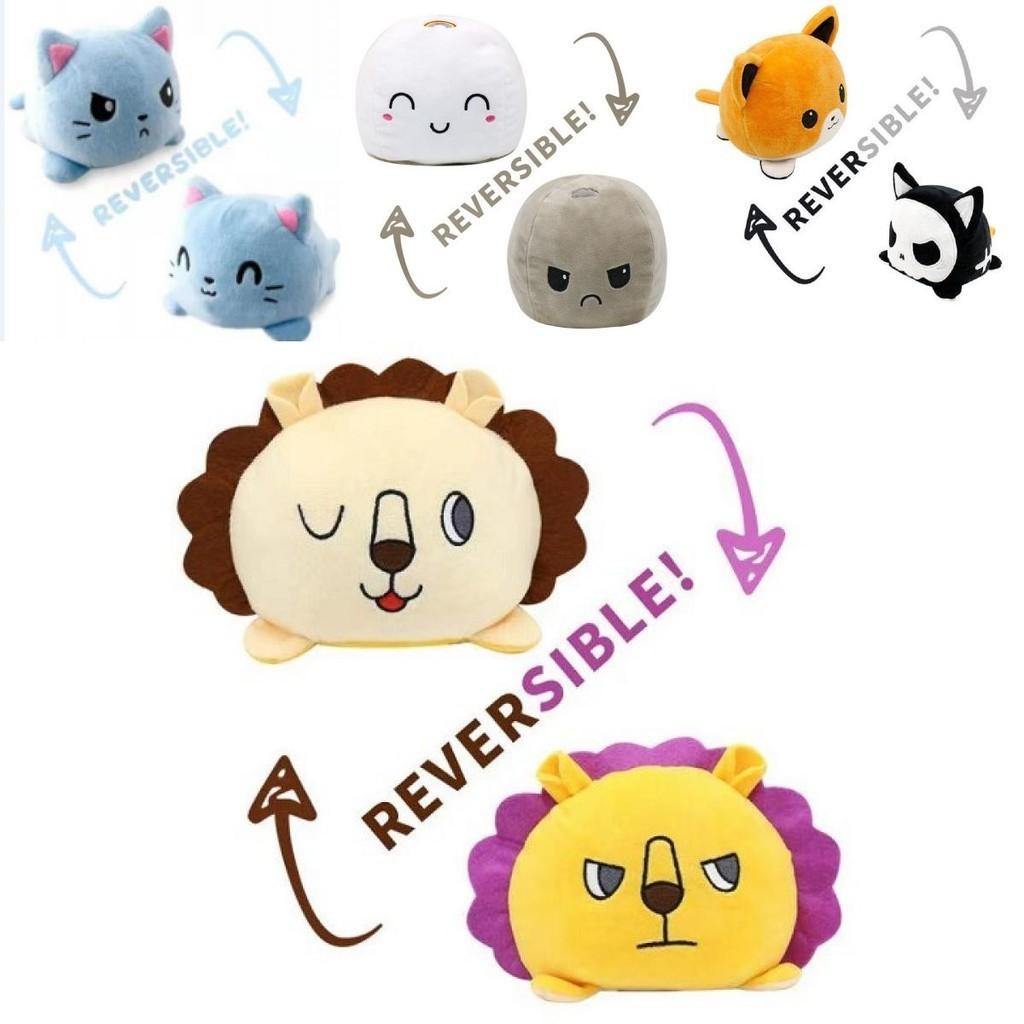 Wendeplüschkatze Stofftier Weiche und niedliche Tierpuppe für Kinder Geschenke