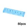 MOC Transparent Bulk Bricks 1x1 2x4 1x4 Clear Building Block Wall Panels and Baseplates