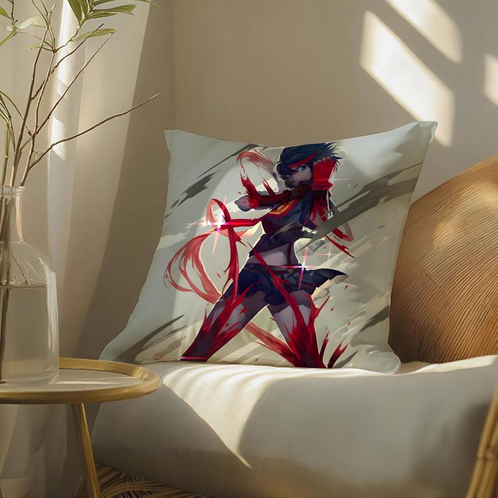 Anime R-Ryuko Matoi A-Akame Ga K-Kill Pillow Case Pattern Printed Pillowcase For Living Room Sofa Cushion Cover & Bedroom Decor