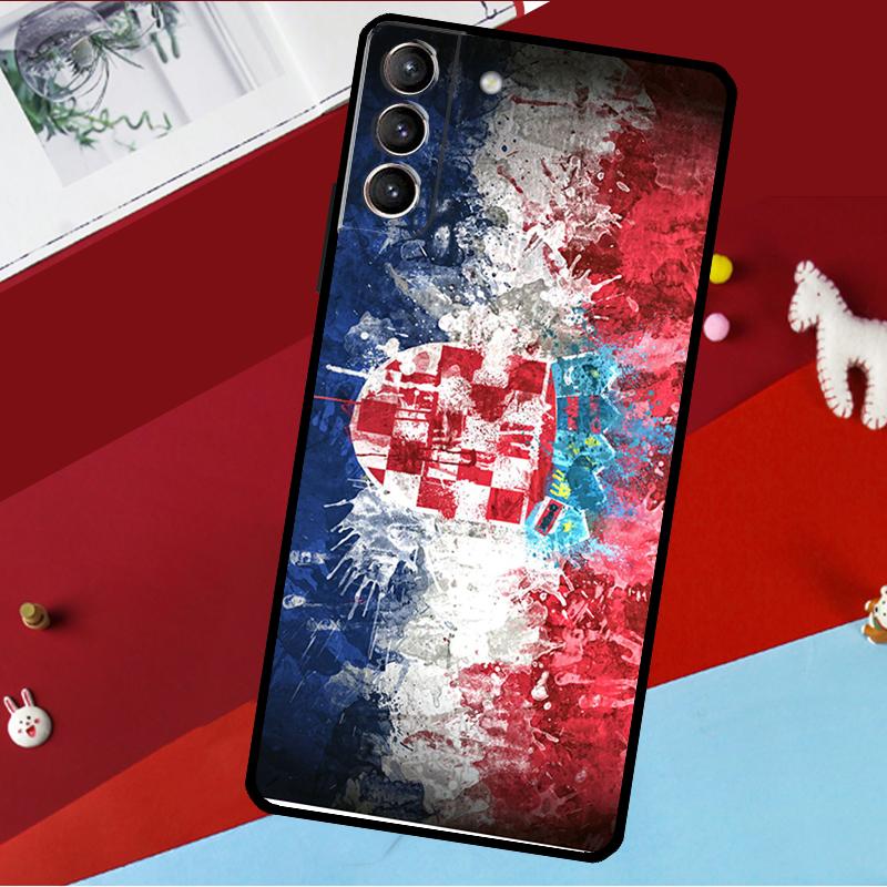 Croatia Flag Funda For Samsung Galaxy S26 S25 S24 S22 S23 Ultra Plus S20 S21 FE S9 S10 S25 FE Phone Case