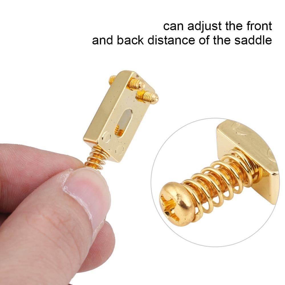 6PCS Included Wrench Electric Guitar Bridge Parts Electric Guitar Replacement Parts  Guitar