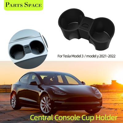 Für Tesla Modell 3 Y Mittelkonsole Getränkehalter Silikon Wasserglas Becher rutschfeste Untersetzer Auto